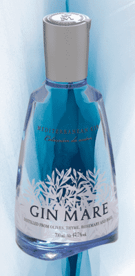 Bottle image with ice background
